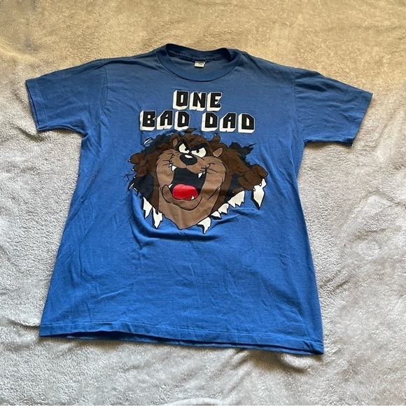 Vintage 80s Tasmanian Devil Single Stitch T-Shirt - Picture 1 of 8